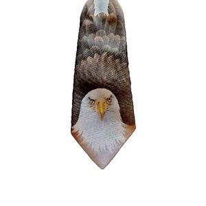 American Wilderness statement Necktie‎ USA Eagle Forest Woods Mountain science